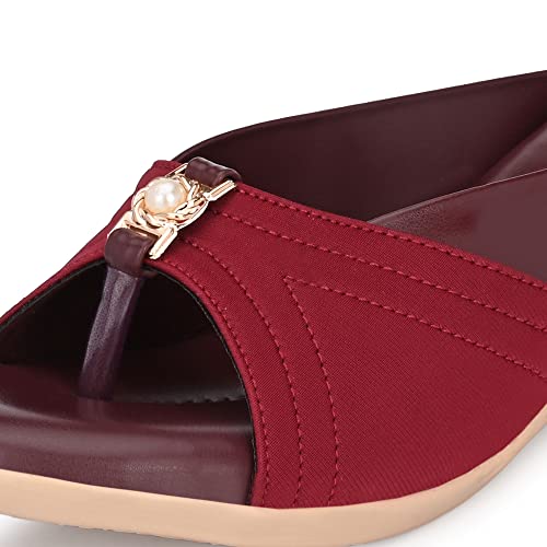 Image of Centrino Women Thong Sandals & Comfortable Ortho Care Sandal For Ladies | Fashion Wear Sandal & Chappal | Soft Cushioned for More comfort (6213)