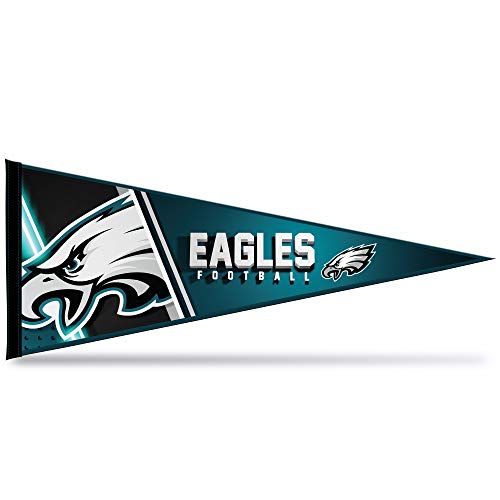 Rico Industries NFL Football Philadelphia Eagles Primary 12 x 30 Felt Wall Dcor Pennant - Great for Home/Bed Room/Man Cave Dcor