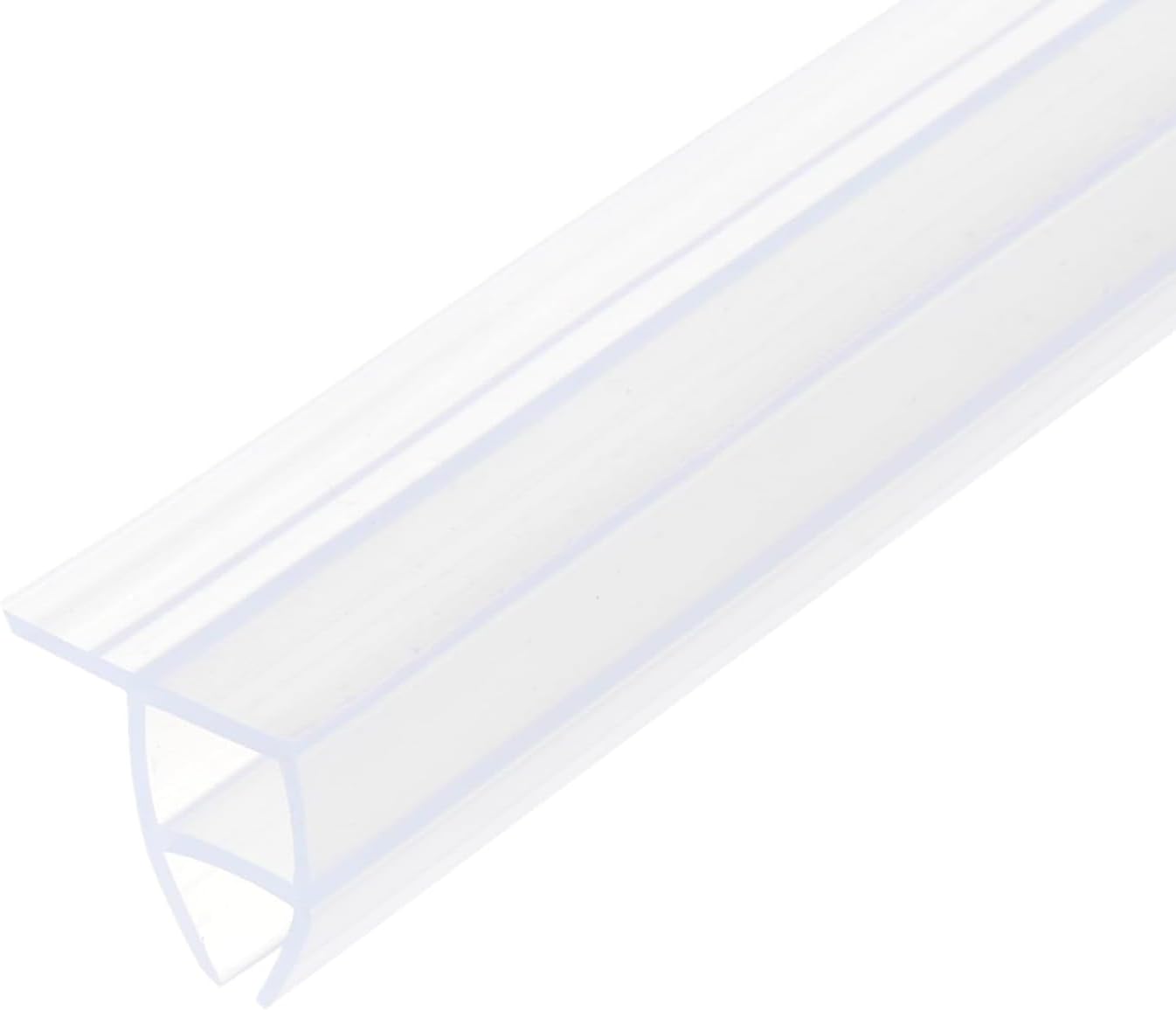 Mult Thickness Shower Door Seal Strip,Frameless Glass Water Barrier for 6/8/10/12mm,Leak-Proof Silicone Bottom&Side Weatherstrip,Bathroom Door Sweep,Shower Enclosure Protection Kit (300CM,12mm,Corner)
