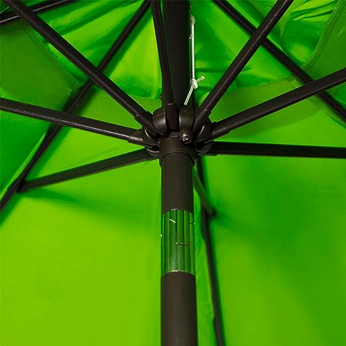 blissun 939 outdoor patio umbrella outdoor table umbrella yard umbrella market umbrella with 8 sturdy ribs push button tilt and crank