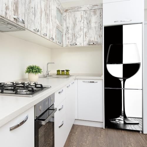 Pegatinas de pared para cocina que transforman tu nevera en una obra de arte moderna 5