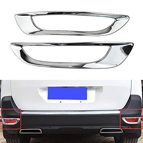QINQING CAR EXTERIOR TRAILLA for PLAVA LA LUZ DE LA LUZ DE LA LUZ DE LA LA Lámpara de decoración de la cubierta de la cubierta de la cubierta del estilamiento for Peugeot 5008 2017 abdominales Accesor Cover