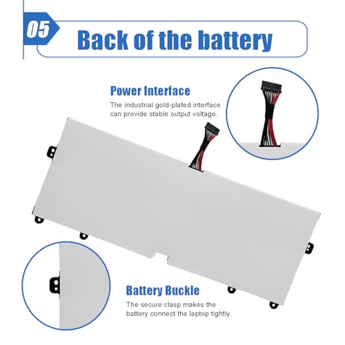 Image of 72Wh LBS1224E LBR1223E Laptop Battery for LG Gram 13Z980 13Z990 13Z980-A 13Z980-G 13Z980-U 13Z990 14Z990 14T90N 15Z980 15Z990 17Z990 Gram 2018 13Z980 14Z980 14Z980-U 14Z980-G 7.7V 9450mAh