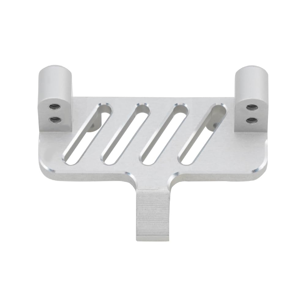 DJX Aluminum Servo Mount for 1/18 RC Crawler Car HPI Venture 18 Upgrades Parts(Silver)