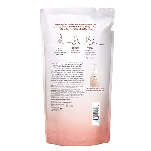 Mykirei By Kao Japanese Pampering Yuzu Foam Body Wash Refill, Citrus 16.3 Fl Oz #TOP7