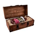 Pirate's Grog Wild Cherry Spiced Rum Gift Chest - 70 cl / 700 ml | World Rum Award Winner | Five Year Aged in Oak Barrels | 37.5% ABV & Flavoured with Fruit Allspice & Vanilla | Suitable for Cocktails