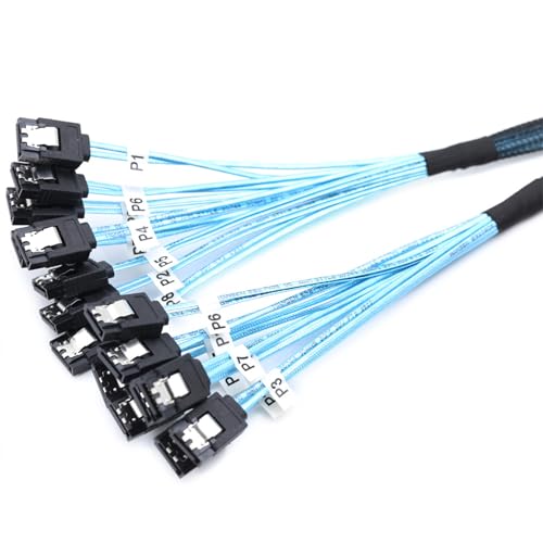 Cable SATAIII 6Gbps 7Pin SATA3 a SATA3 0.5m y 1m miniatura 7