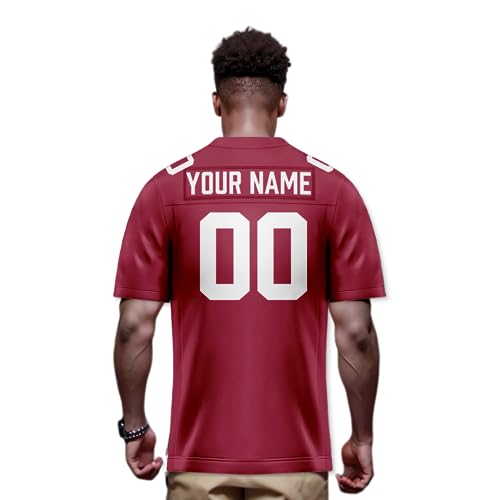 Image of Custom Replica Football Jersey with Name Number Logo