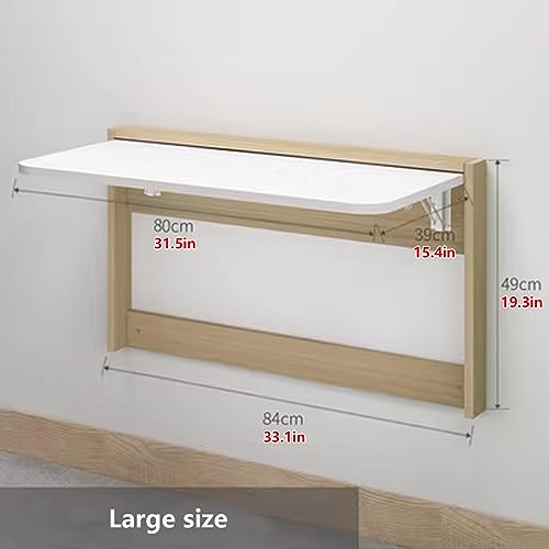 Bureau mural rabattable pour petit espace pour aménager une pièce étroite - 8