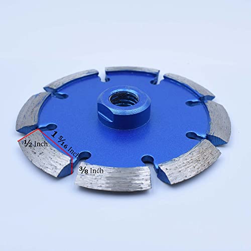 Actintool 4 1/2 Crack Chaser Blade, Diamond Mortar Removal Blade For Concrete 4.5, Mortar Removing Tuckpointing Blade (4.5" X 0.375") #TOP1