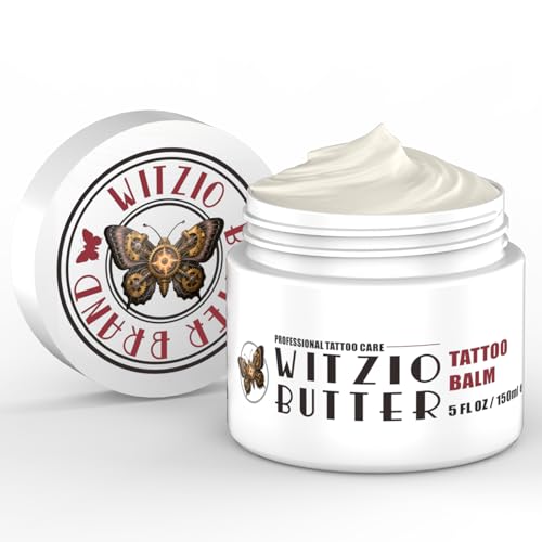 5oz(150ml) Tattoo Aftercare Balm, Heals + Protects New Tattoos and Rejuvenates Older Tattoos-Made...