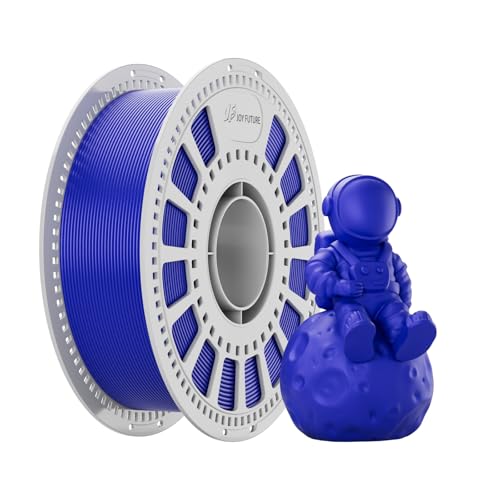 JOY FUTURE PLA+ 3D Printer Filament, PLA Plus Filament Neatly Wound 3D Printing Filament 1.75mm Dimensional Accuracy +/- 0.02 mm Fit Most FDM 3D Printers, 1Kg Spool (2.2lbs) (Blue)