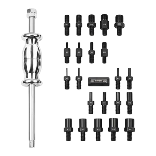 Comprehensive 24-Piece Slide Hammer Set