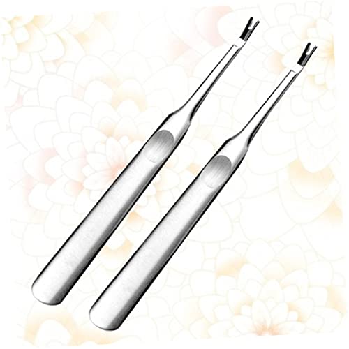 Hemoton 2 Unidades Ferramenta Removedor Descascador De Cutícula Removedor De Morta De Unhas Cortador