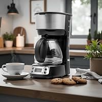 Tristar Kaffeemaschine, für 4-6 Tassen, Warmhaltefunktion, automatische Abschaltung, tropffreies System, herausnehmbarer Wasserfilter, BPA-frei, spülmaschinenfeste Teile, CM-1284 – Ansicht 3