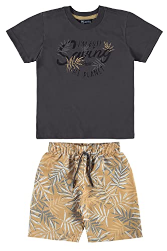 Conjunto Camiseta E Bermuda Estampada Para Menino, Quimby, Meninos, CHUMBO, 8