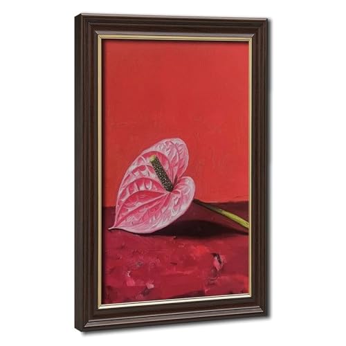 Poster Anthurium Toile Premium Impression Botanique Haute Définition