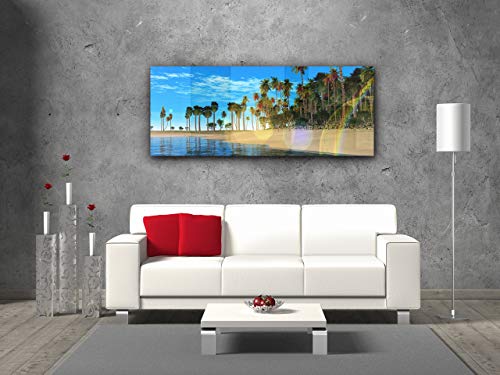 Glazen schilderij muurschildering gehard glas kunstdruk deco afbeelding op glas 112x45 cm eendelig design nr. 102217659 - Image 3