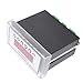 SASKATE Digital LED Tachometer RPM Speed Meter Range with 4-Digit Display and Alarm Function for Lathe Conveyor Industrial Machines