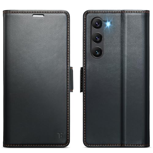 Tenifly for Samsung Galaxy S23 Case Wallet with RFID Blocking Card Holder PU Leather Kickstand Protective Flip Phone Cover Fit for Galaxy S23 6.1 Black