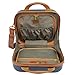 World Traveler Gatsby Vintage Style 2-Piece Hardside Carry-On Retro Train Case Spinner Luggage Set - Navy