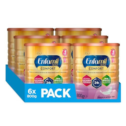 Enfamil Premium Confort Pack Fórmula para Bebés con Trastornos Digestivos   6 latas x 800 g