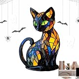 Cadeau Adorable pour Fêtes: La lampe chat émet une lueur douce créant une environnement relaxant, parfait pour se détendre après une longue journée; sa lumière chaude renforce la décoration émotionnelle et en fait un cadeau de fêtes idéal avec son design animalier complétant tout espace naturellement et confortablement