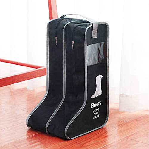 Bolsas para botas altas negras ideales para viajes y mudanzas en casa 6