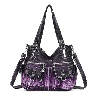 Angel Kiss Borsa Donna Hobo Tote Bag Donna Con Tracolla Regolabile Impermeabile Pelle PU Borse a Spalla Grande