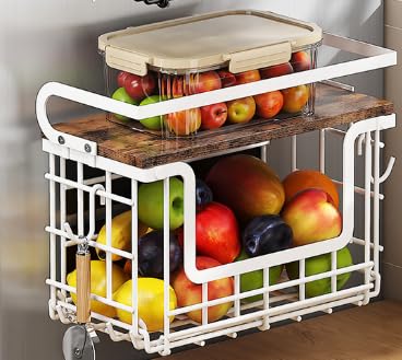 Cesta de fruta de pared que soluciona la falta de espacio para tus verduras