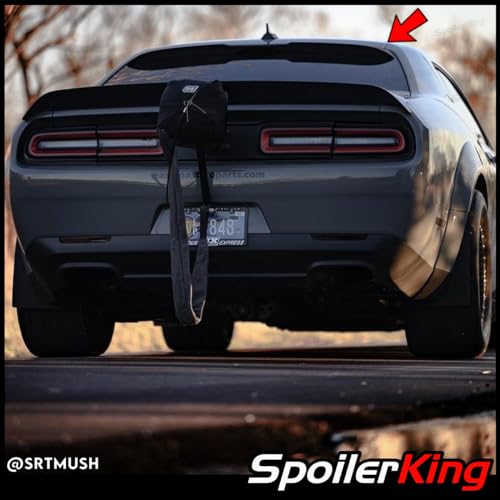 Spoilerking 763250588925 Rear Window Roof Spoiler W/Center Cut (380Rc) Compatible thumb #6