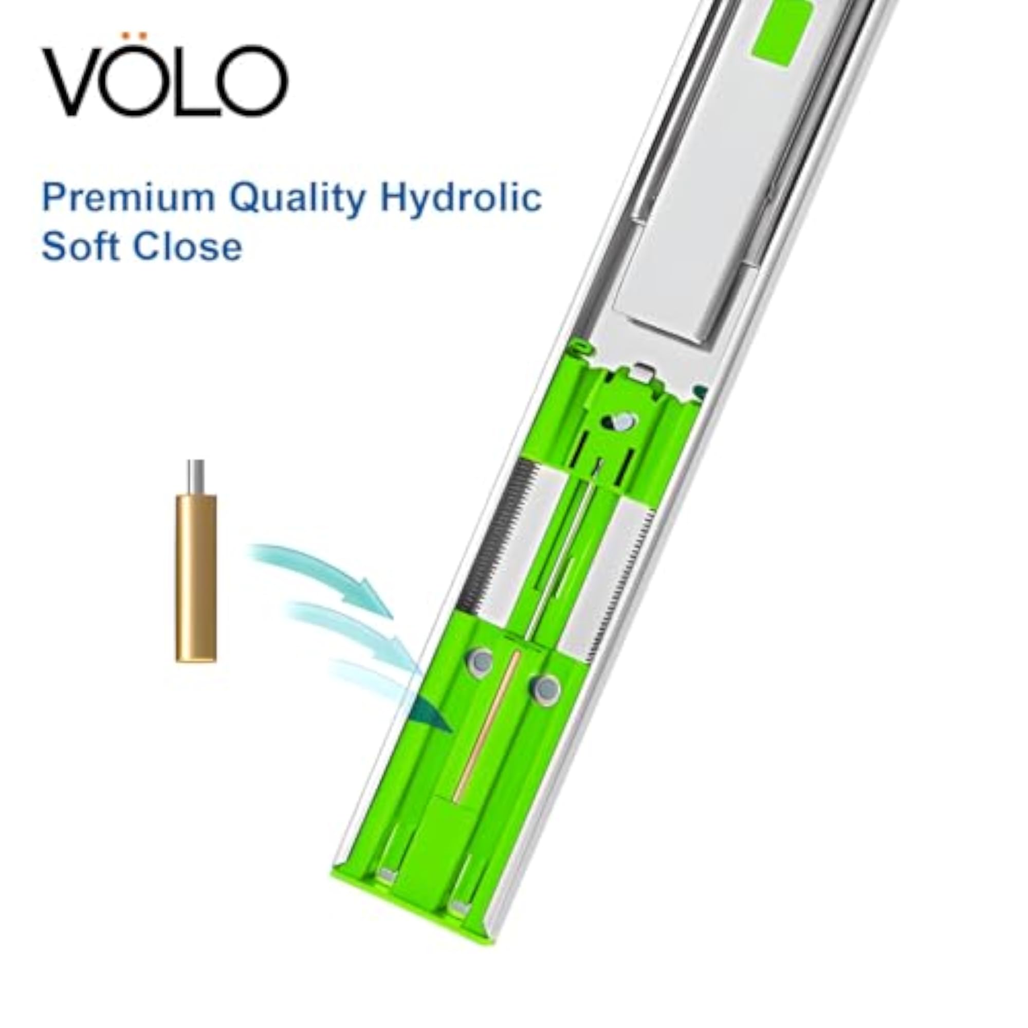 Heavy Duty Drawer Slides, Full Extension Ball Bearing Runners