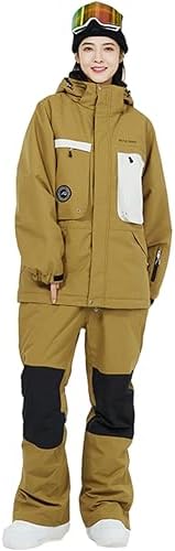 Amazon.co.jp: [HOTIAN] スノーボードウェア メンズ 上下セット スキー