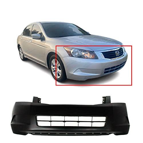 FitParts Compatible With Front Bumper Cover 2008-2010 Honda Accord Sedan EX-L EX LX LX-P Sedan 08-10. New, Primed and Ready for Paint. With Fog Light Holes. HO1000254 04711TA0A90ZZ 2009