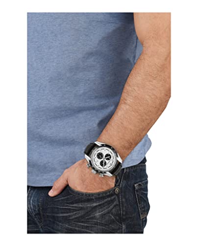 Versace V-Ray Collection Luxury Mens Watch Timepiece With A Black Strap Featuring A Stainless Steel Case And Silver Dial #TOP3