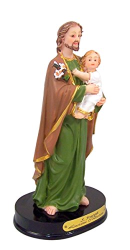 Kit para el hogar con estatua de San José de resina 13 cm miniatura 3