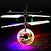 Flying Ball RC giocattolo a induzione elettrica di cristallo palla di cristallo regalo per ragazzi e ragazze dai 6 anni in su, sospensione aereo colorato con luce lampeggiante LED integrata