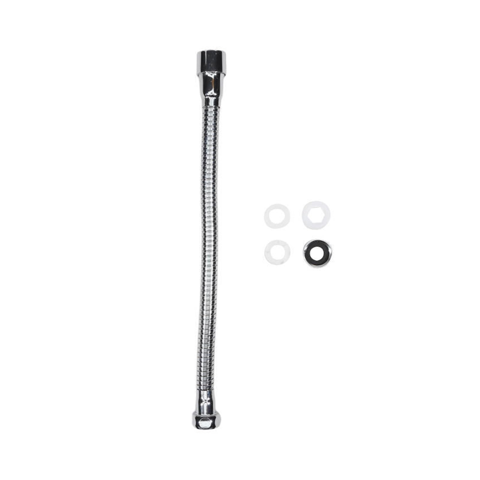 Bngdfdgh 30Cm Stainless Steel Kitchen Faucet Extender Nozzle Aerator Bendable Home Supplies Water Pipes Extension Pipe(30Cm)