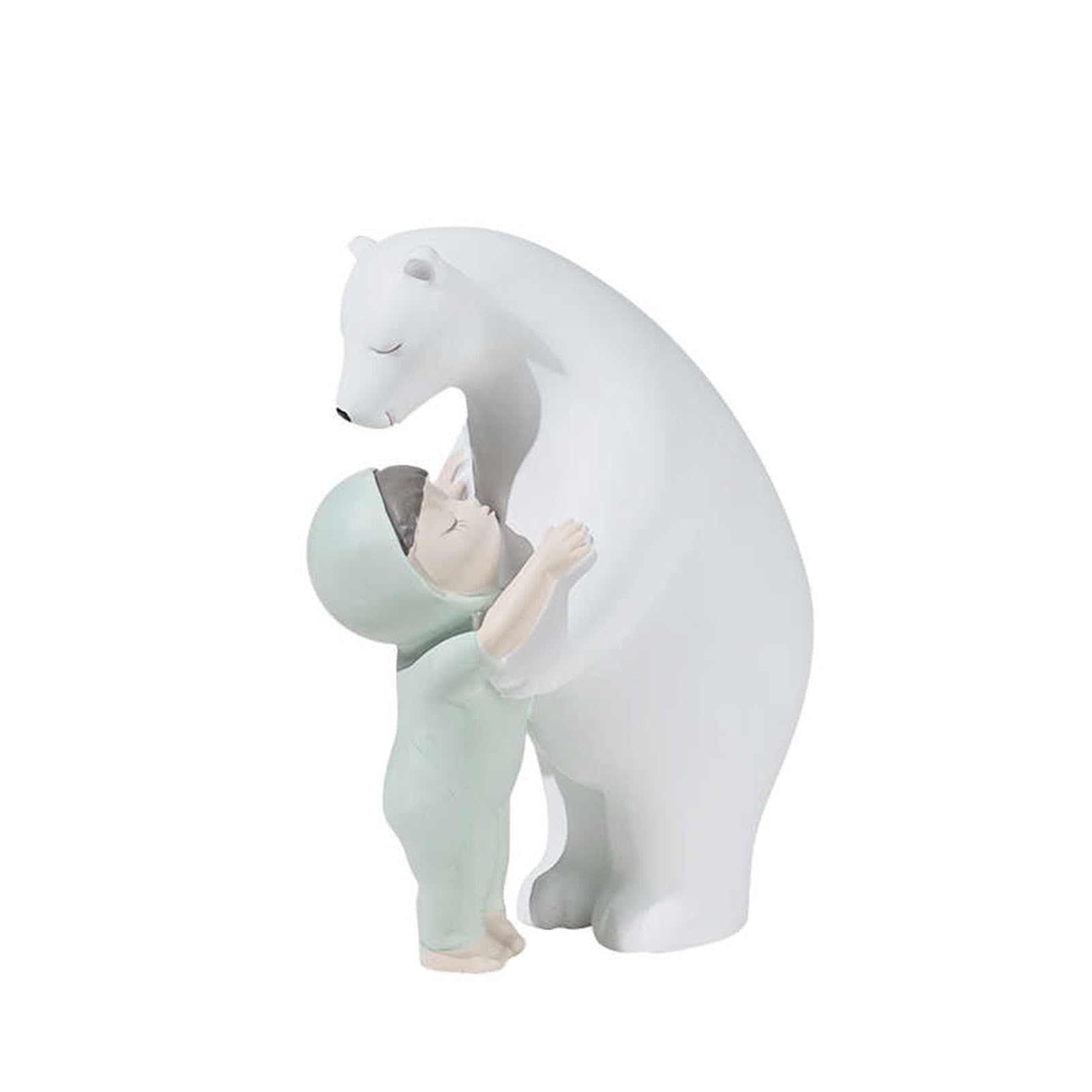 Estatua Decorativa Arte Escultura - Esculturas Decorativas De Ositos Polares Bebés, Adornos para El Hogar/Oficina/coleccionables, Accesorios De Decoración, Regalo(11 * 12 * 22.5cm)