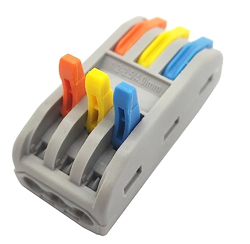 Connecteur de fils à levier compact pour éviter les surchauffes de boîte