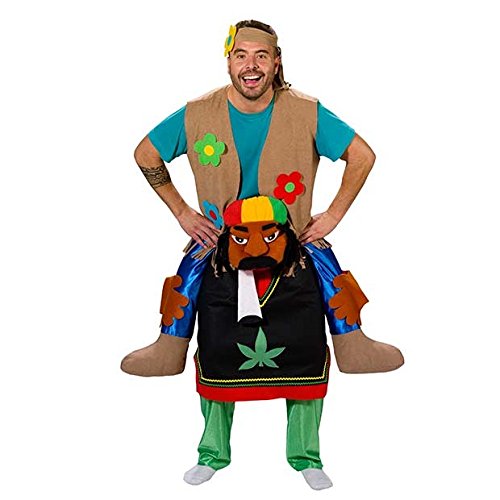 Disfraz de Rastafari a hombros - Unisex, L