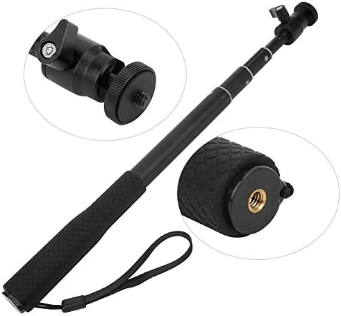Miniatura 3 de 4 secciones portátil selfie stick telescópico y trípode soporte para selfie, bolígrafo selfie stick trípode para teléfono vlog grabación de video en