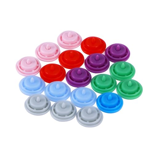 Kit 360 boutons-pression résine multicolores avec boîte pour couture - 2