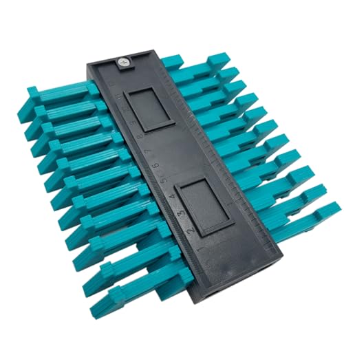 ABS Plastic Profile Gauge, 5 inch Irregular Contour Ruler for Marking Precise Tile Cuts