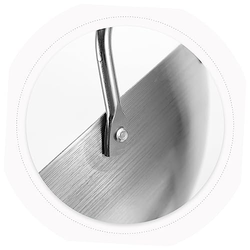 Wok de acero inoxidable con doble asa para cocina miniatura 7