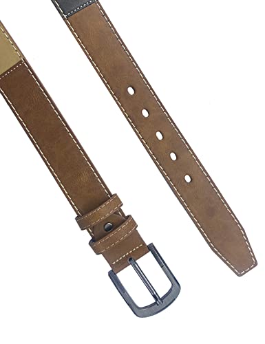 URAMAN Cowboy Embossed Leather Belts For Men With Buckle Western Country Belts for Jeans Pants Dresses Casual4