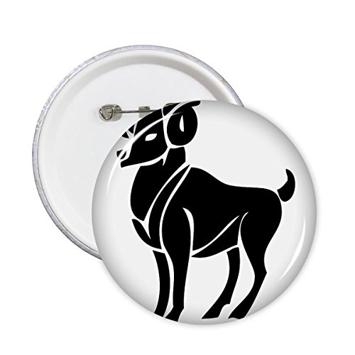 Badge bouton symbole Bélier XXL lot de 5 à offrir aux passionnés d'astrologie