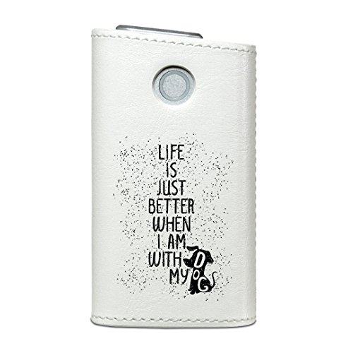 glo グロー グロウ 専用 レザーケース レザーカバー タバコ ケース カバー 合皮 ハードケース カバー 収納 デザイン 革 皮 英字 かっこいい おしゃれ 011858