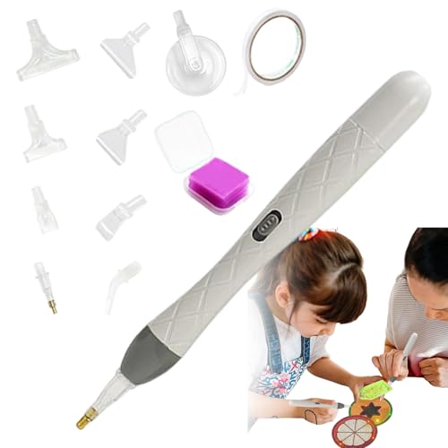 ネイルデザインツール,USB電動ネイルドットペン - 手作りクラフトとアクセサリー 初心者やホビースト 子ども向け 家庭での創作プロジェクト