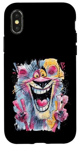Funny Mouse �_�u���s�[�X �O���t�B�e�B �|�b�v �L�����N�^�[ �O���t�B�b�N �X�}�z�P�[�X iPhone X/XS �p
